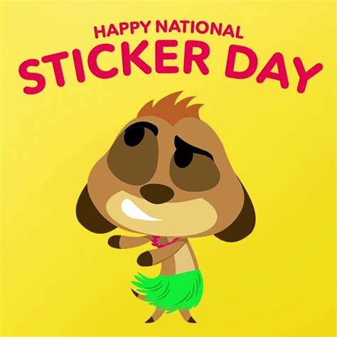 Happy National Sticker Day Disney Stickers Celebrate National
