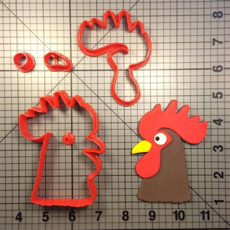 Rooster Head 100 Cookie Cutter Set Jb Cookie Cutters