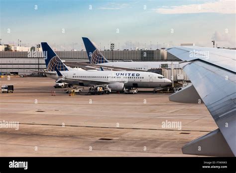 George Bush Intercontinental Airport Houston Taxas Stock Photo Alamy