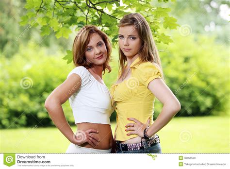 Info _____ idky i put the group name like that. Two Girls Hanging Out In Park Royalty Free Stock Images ...