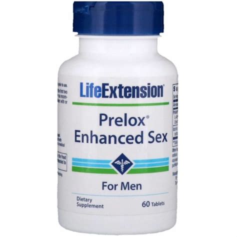life extension prelox enhanced sex for men 60 tablets for sale online ebay