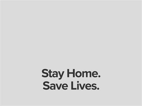 Stay Home Save Lives By Ricky Cale On Dribbble