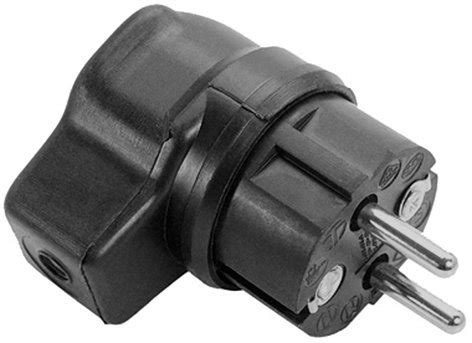 Sonst funktioniert die einfädelhilfe nicht. WTS -Vollgummi-Winkelstecker mit Kabel-Knickschutz IP 44 ...