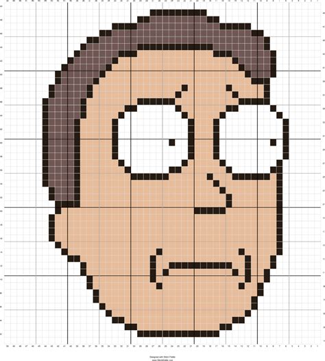 Pixel Art 50x50 Grid Piglet Graph 50x50 Pooh Graphgan Pixel Art Grid