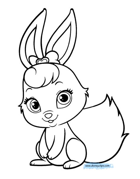 These disney coloring sheets are free to download and print. Palace Pets Coloring Pages (2) | Disneyclips.com