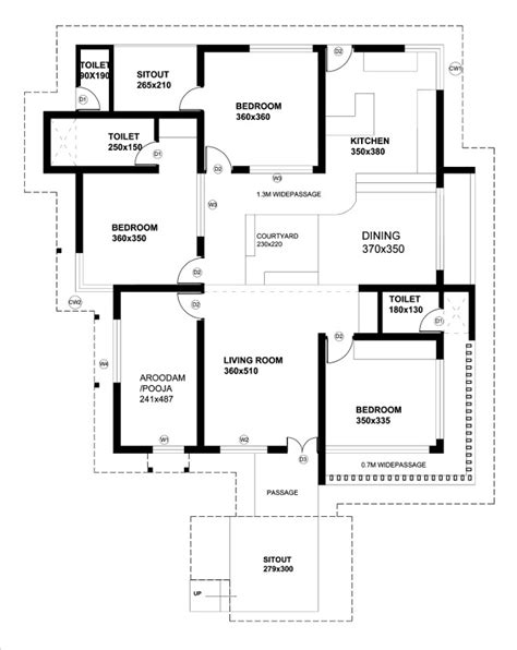 This one and a half story home design features three bedrooms and two baths in approximately 1,400 square feet; 1500 Square Feet 3 Bedroom Contemporary Home Design and ...