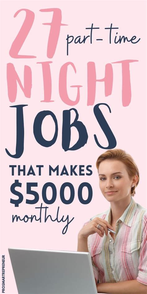 34 Best Part Time Night Or Evening Jobs From Home In 2023 Night Jobs