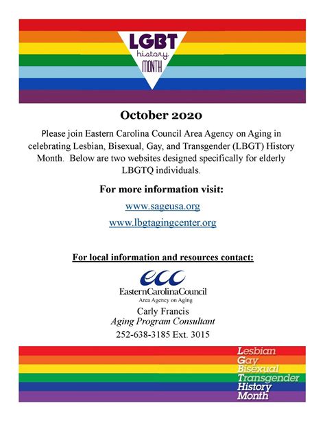 October 2020 Lgbt History Month