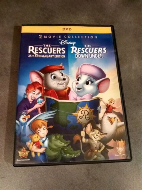 Disneys The Rescuers The Rescuers Down Under 2 Dvd Set 1600 Ebay