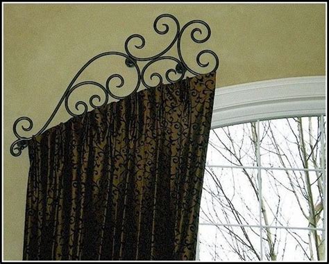 A bay, arched or corner window setup requires a bendable curtain rod. Flexible Curtain Rods For Arched Windows - Curtains : Home ...