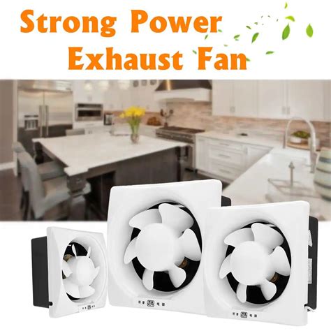 220v 50hz High Speed Exhaust Fans For Home Toilet Kitchen Bathroom