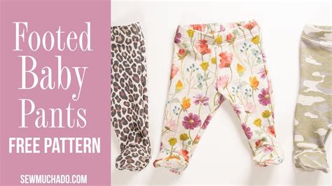 39 Baby Footed Pants Free Sewing Pattern Renatalligh
