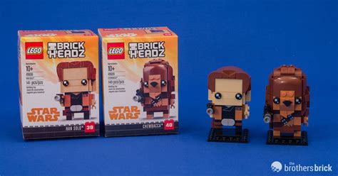 Lego Brickheadz From Solo A Star Wars Story — 41608 And 41609 Han Solo