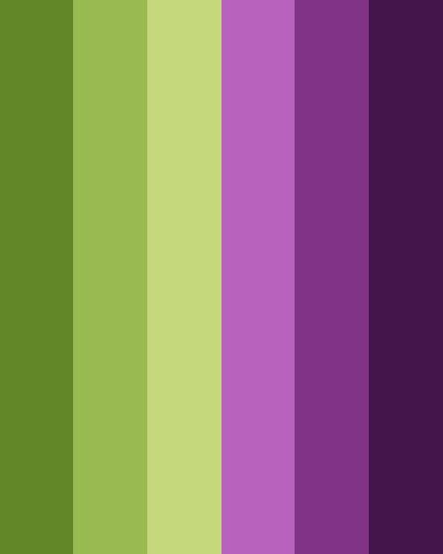 Purple And Green Color Palette