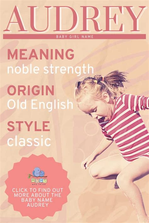Audrey Name Meaning And Origin Middle Names For Audrey