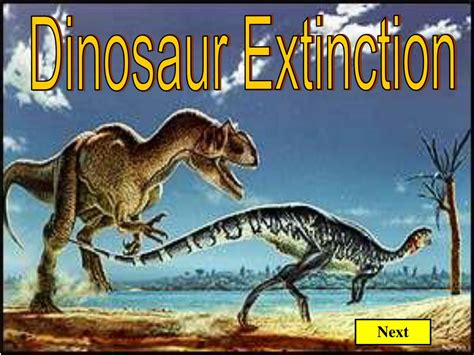 Ppt Dinosaur Extinction Powerpoint Presentation Free Download Id