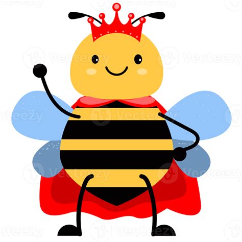 Yellow And Black Cute Cartoon Bee Holding Heart 9336564 Png