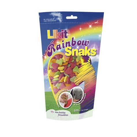 Likit Snaks Rainbow Horse Treats For The Horse From Oakfield