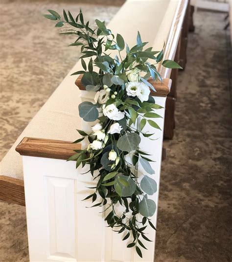 Church Pew Flowers Church Pew Wedding Decorations Wedding Pews Aisle