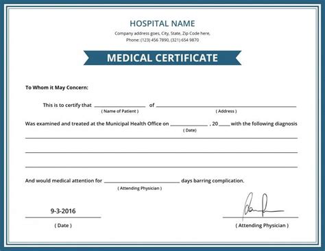Australian Doctors Certificate Template Australian Doctors ...