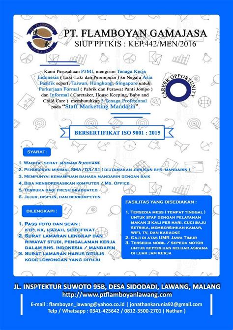 Lowongan kerja terbaru 2021 lowongan bank bumn cpns pertamina telkom kereta api astra lowongan kerja sma smk d3 d4 s1 s2 tahun 2021. Kerja Pabrik Taiwan - Bumi Soal