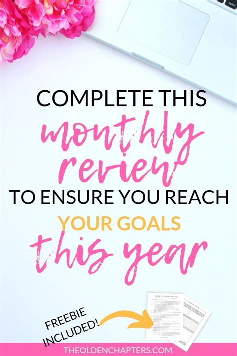The Ultimate Guide Monthly Reviews For Goal Setting For Adults College