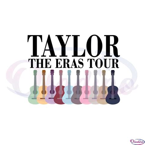The Eras Tour Taylors Version Classic Guitar Svg Cutting Files