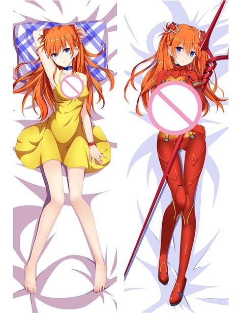 Evangelion Dakimakura Asuka Langley Shikinami Pillow Cover Dakimakura