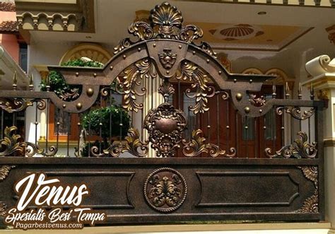 Jual pintu gerbang pagar besi pagar minimalis pagar galkon sumber : Harga Pagar Besi Tempa, Pintu Gerbang Klasik Besi Tempa ...