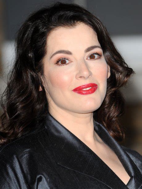 Nigella Lawson Normally Sticks To Nude Lips But Sometimes Vamps It Up