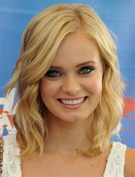 The length of the hair is till the. 27 Lovely Hairstyles for Round Faces (2020 Update) - Page ...