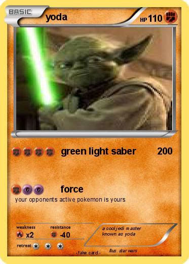 Maybe you would like to learn more about one of these? Pokémon yoda 1060 1060 - green light saber - My Pokemon Card
