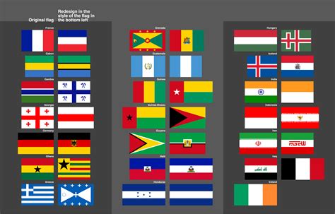 Countries that start with c. Every flag in the style of the next country in alphabetical order (Part ...