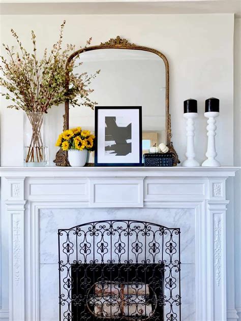 Fall Mantel Decorating Ideas To Try Classic Casual Home This Uses A