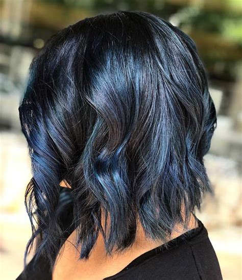 If you are looking for a new shade, then this is a color you should totally try out. Beautiful Blue Black Hair Color Ideas to Copy ASAP ...