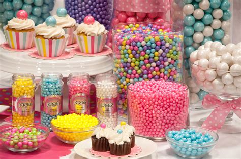 Colorful candy buffet with Celebration by SweetWorks ...