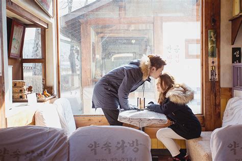 Korea Winter Casual Couple Photoshoot At National Folk Museum