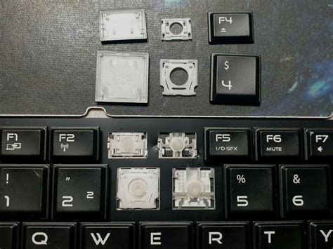 Alienware M17x R4 Keyboard Replacement