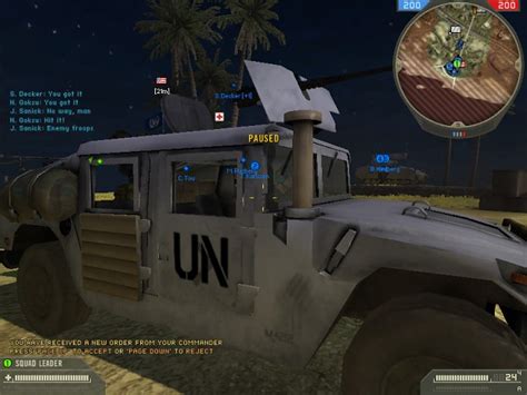 Un Humvee Image Battlefield 2 Mod Un At War For Battlefield 2 Moddb