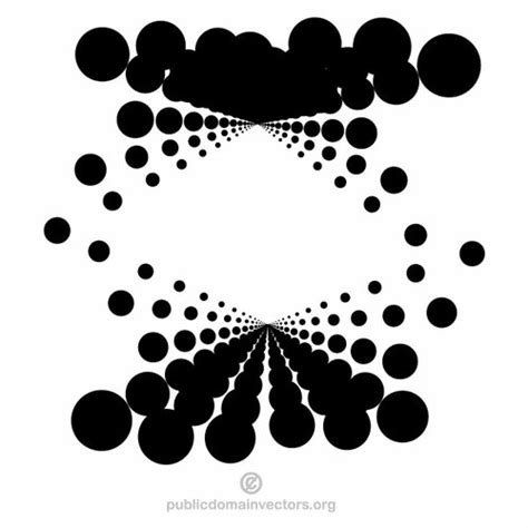 Halftone Black Dots Public Domain Vectors