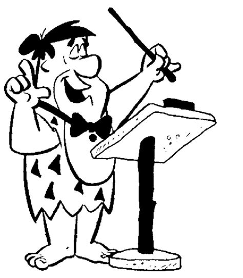 Fred Flintstone In The Flintstones Coloring Page Download Print Or Color Online For Free