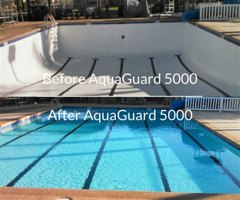 Commercial Pool Before And After Aquaguard 5000 Swimming Pool