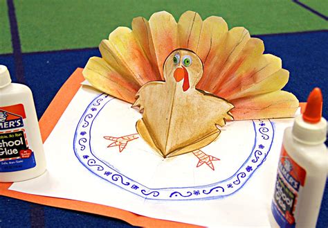 Pop Up Turkey Card Thanksgiving Crafts For Kids Thanksgiving Crafts