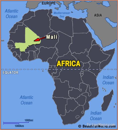Map Of Mali Where Is Mali Mali Map English Mali Maps For Tourist