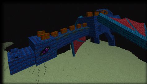 Ender Dragon Red And Blue Minecraft Texture Pack