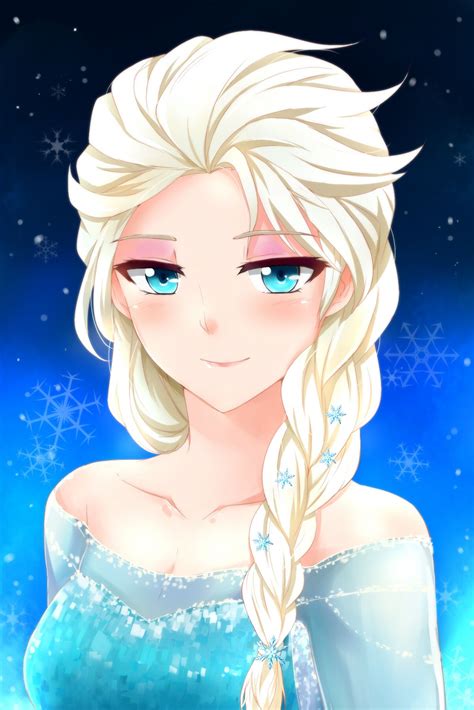 elsa frozen animé Buscar con Google Frozen Fan Art Disney Frozen Elsa Art Frozen Elsa And