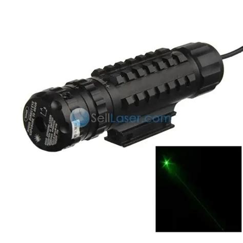 30mw 532nm Long Distance Laser Designator Green Laser Sight With Gun