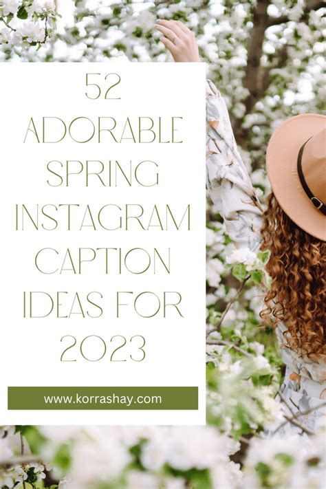 52 Adorable Spring Instagram Caption Ideas For 2023