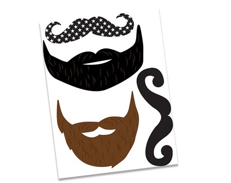 Printable Mustache Photo Booth Props Lips And Beard Photo Booth Props