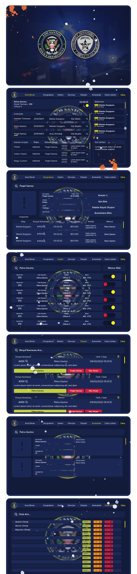 FiveM | Police Tablet Desing :: Behance